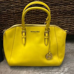 Beautiful yellow Michael Kors bag